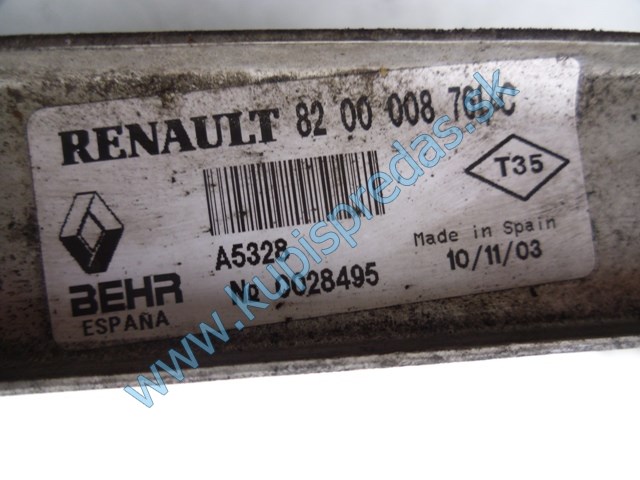 intercooler na renault lagúnu 1,9dci, autodiely na renalt lagúna